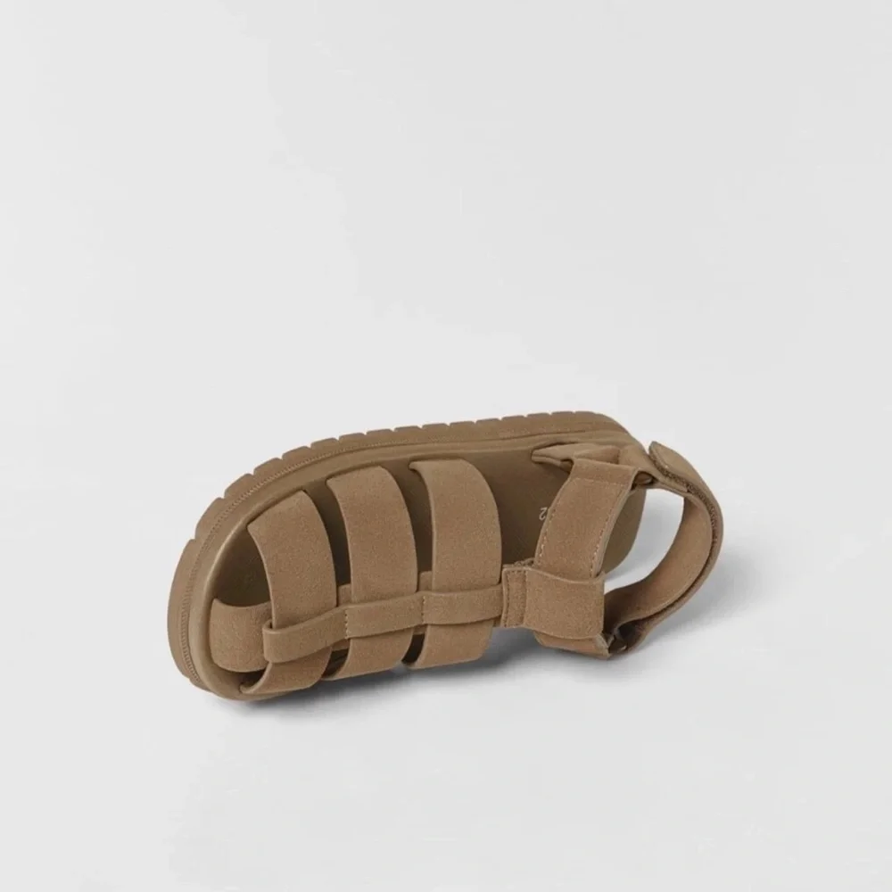 Zara leather fisherman sandals
